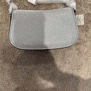 Michael Kors Silver rhinestone Mini Bag